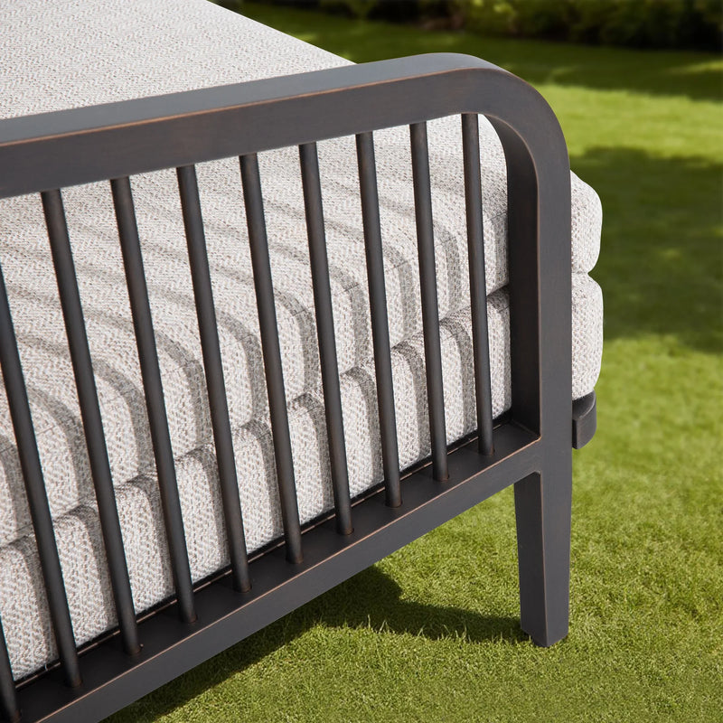 Asheville 4 PCS Aluminum Patio Seating Set for 5-Person