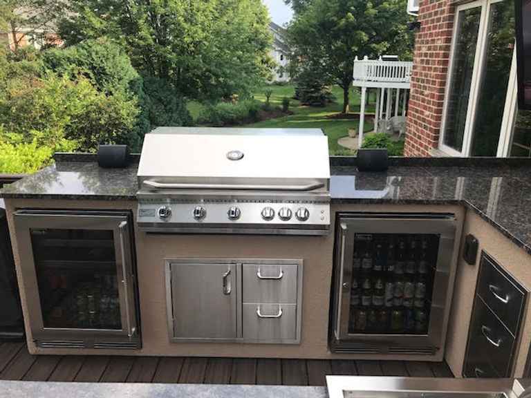 KoKoMo 40” Gas Grill with 5 Burners and Back Burner
