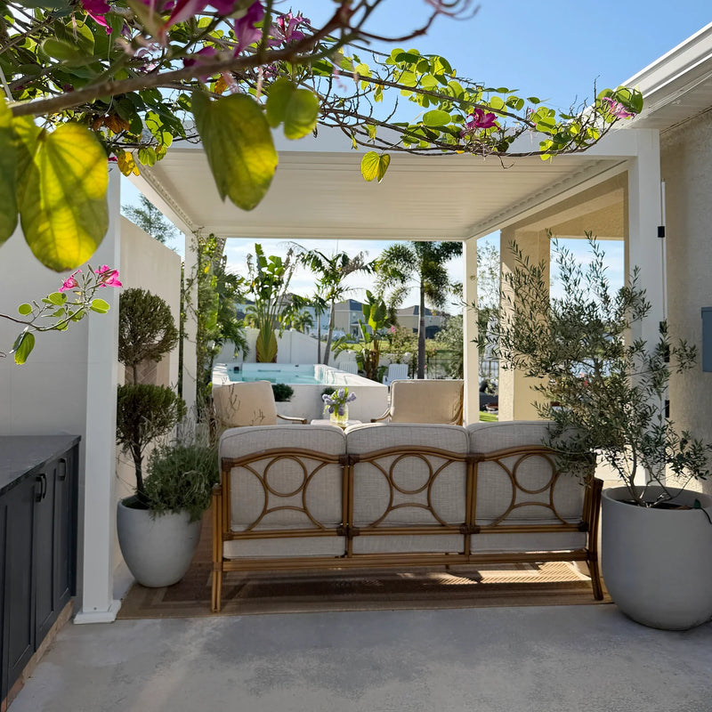 Arcadia Outdoor Sofa and 2 Chairs with Coffee Table