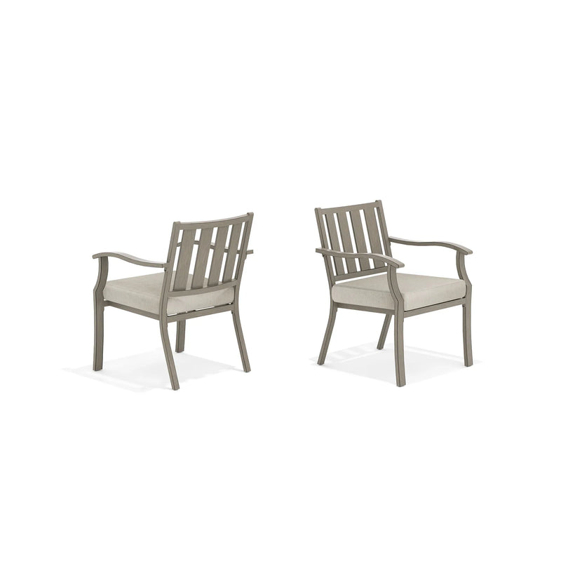 PEAKHOME Azur Patio Dining Armchair with Sunbrella® Cushions