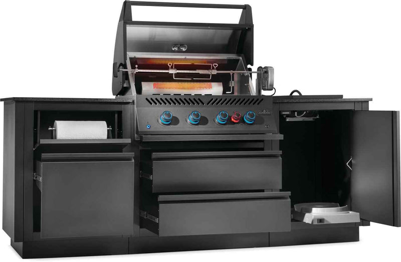 Patio Outdoor Kitchen - Patio Elegance OASIS™ 300 with Built-in 700 Series 32" Gas Grill