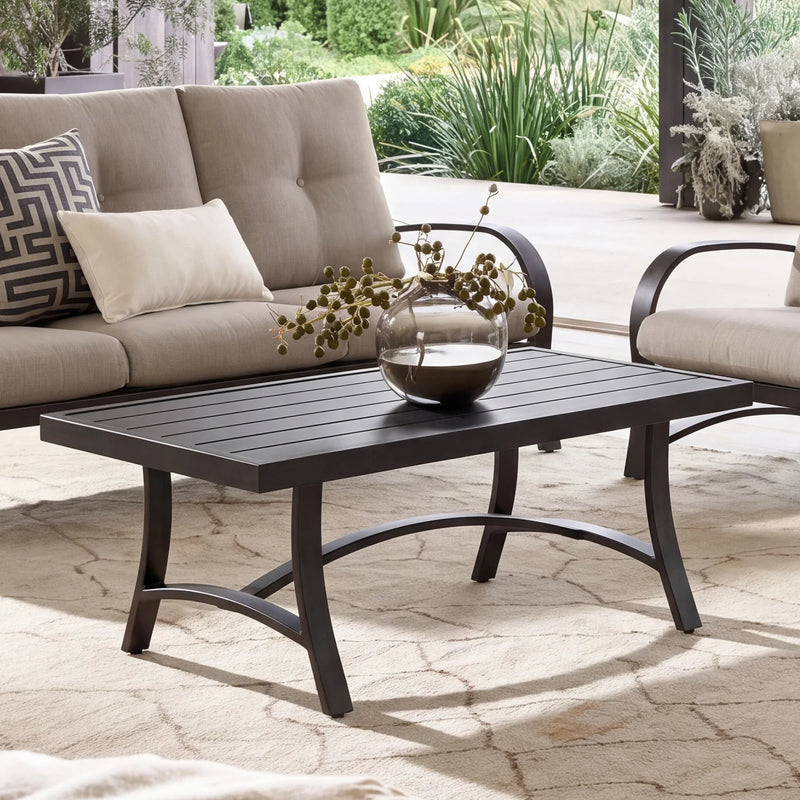 Chamber 5 Pieces Aluminum Patio Sofa Sets with Sunbrella® Cushions