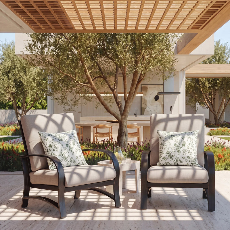 Chamber 3 Piece Outdoor Furniture Set with Sunbrella® Cushions