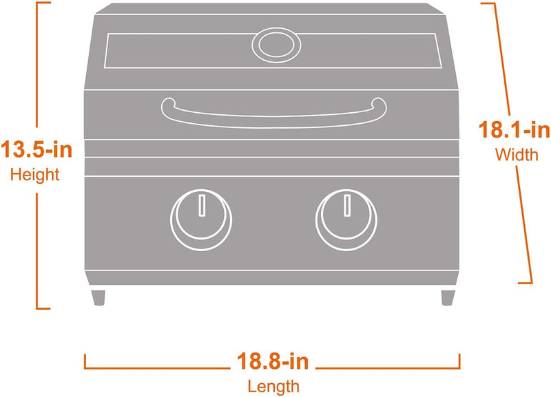 G22 | Stainless Tabletop Propane Gas Grill