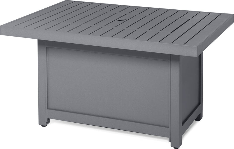 Patioflame Table - Patio Elegance Hamptons Rectangle Fire Table
