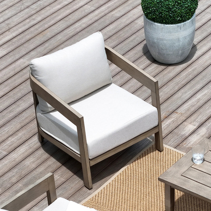 Harmonti 5 Pieces Aluminum Patio Conversation Set With Ottomans