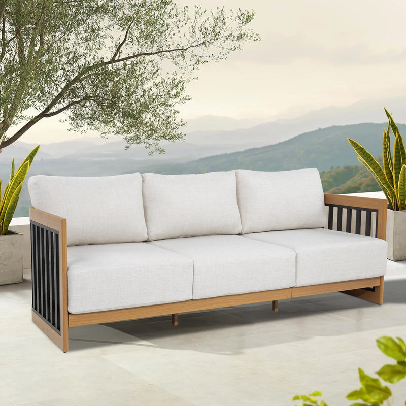 Sereno 6-Pieces Patio Club Lounge Chair Set with 2 Ottoman