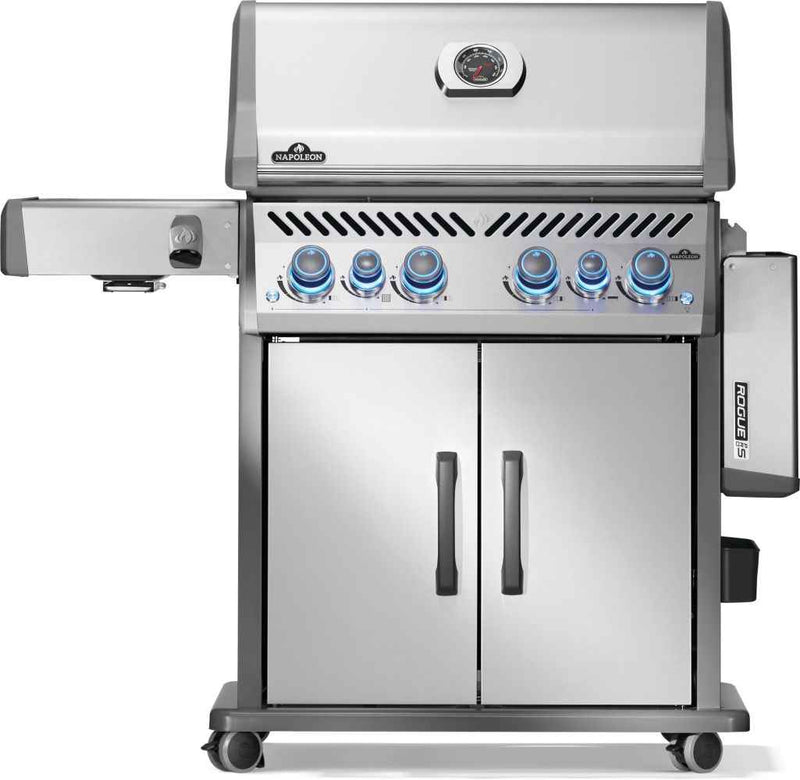 Patio Elegance Gas Grill Rogue PRO‑S 525 RSIB with Infrared Side and Rear Burners